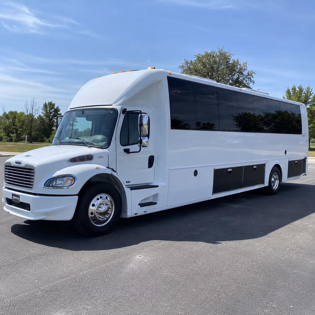 Jackson Private Event Transportation party bus exterior