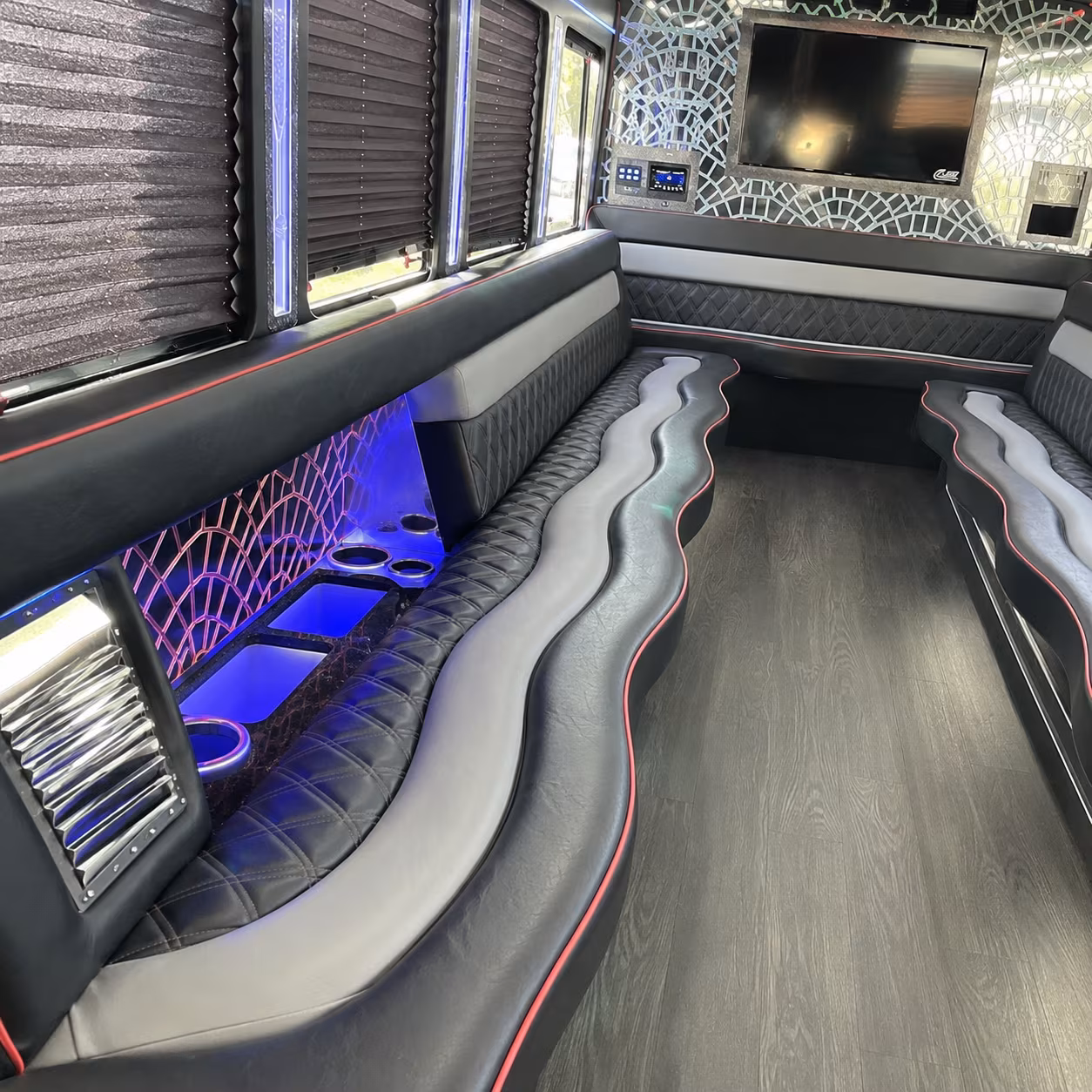 Jackson Private Event Transportation onboard seating