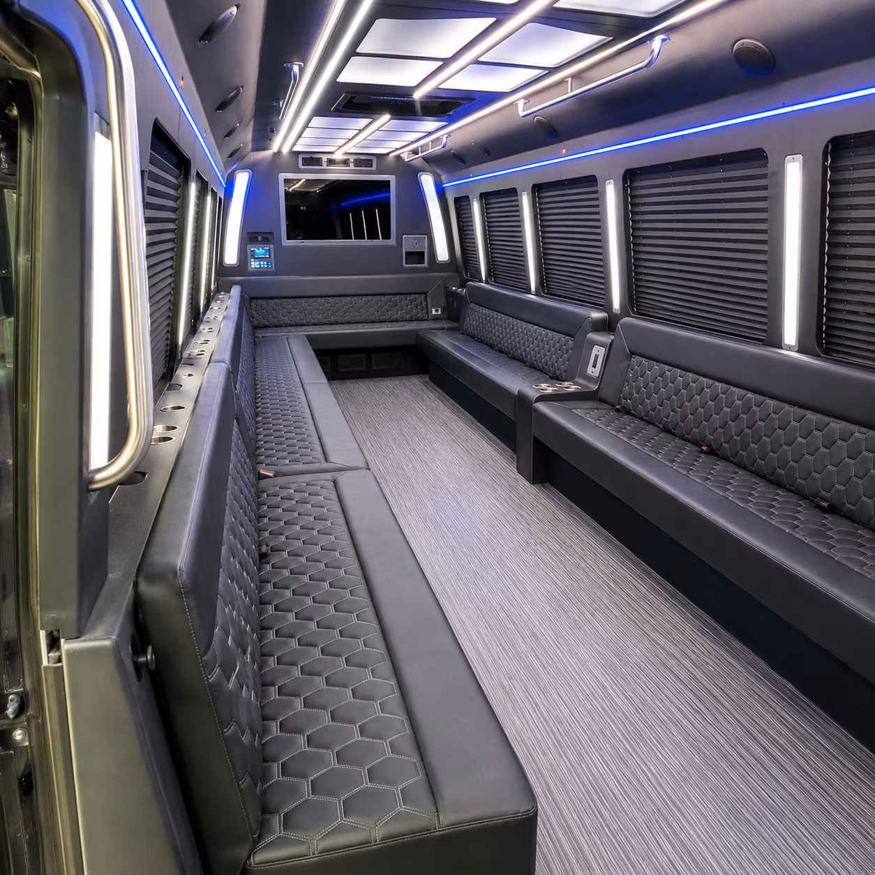 Jackson Prom & Homecoming Transportation party bus exterior