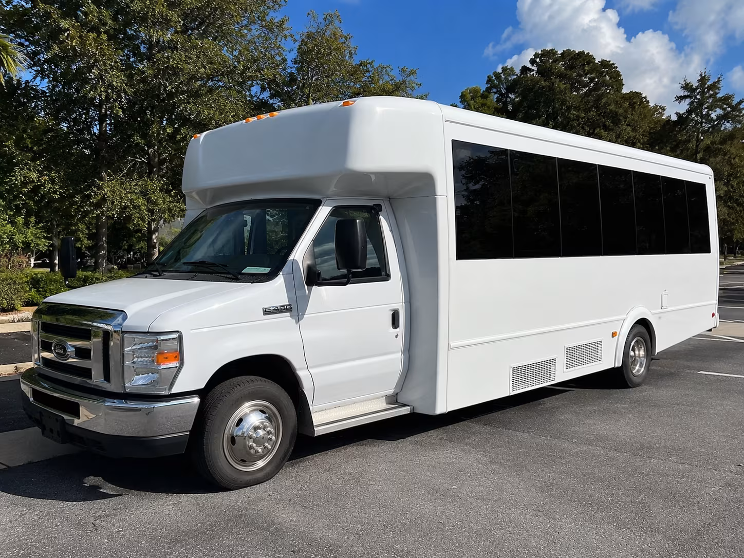 Jackson Prom & Homecoming Transportation party bus exterior