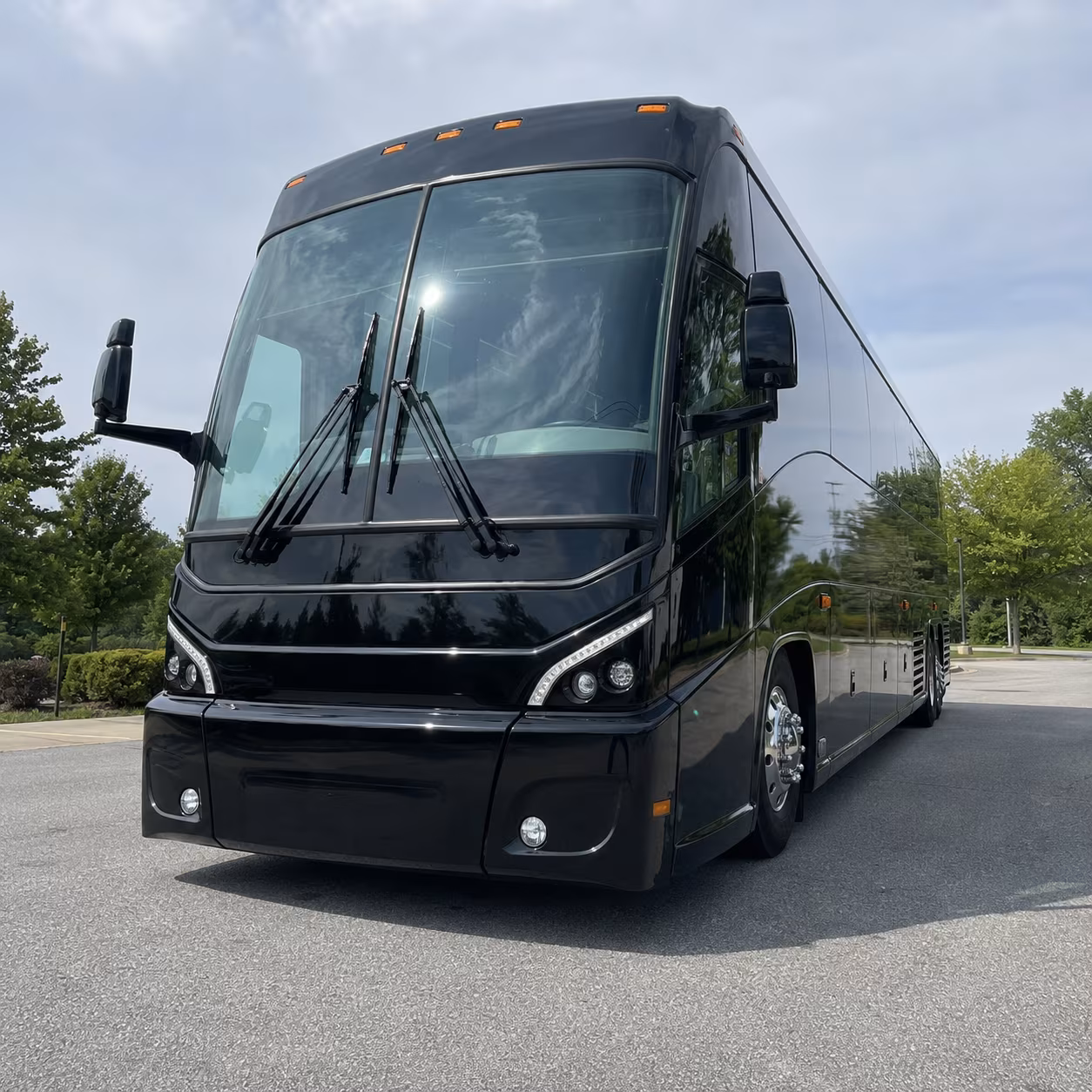 Jackson School Event Transportation party bus exterior
