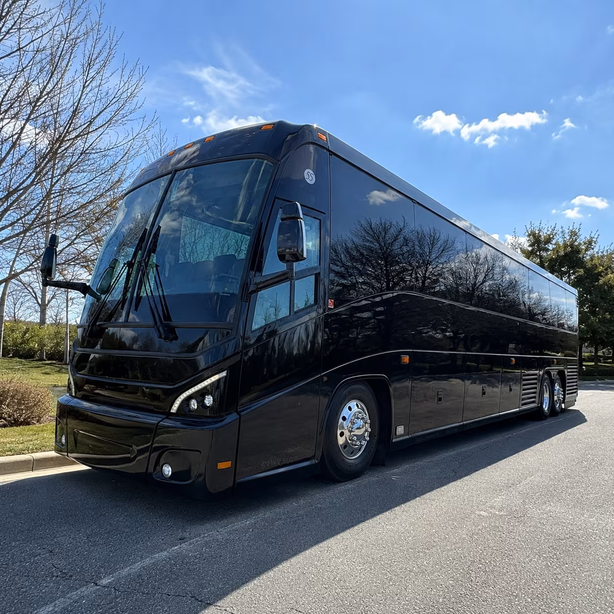 Jackson School Event Transportation party bus exterior