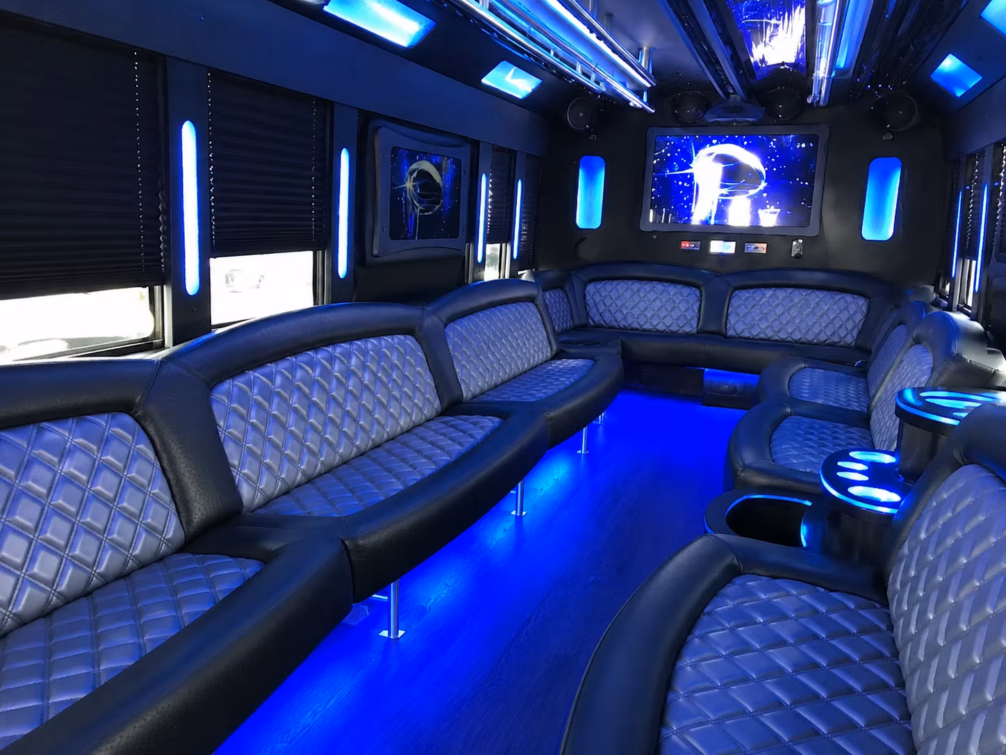 Jackson Sporting Event Transportation party bus exterior