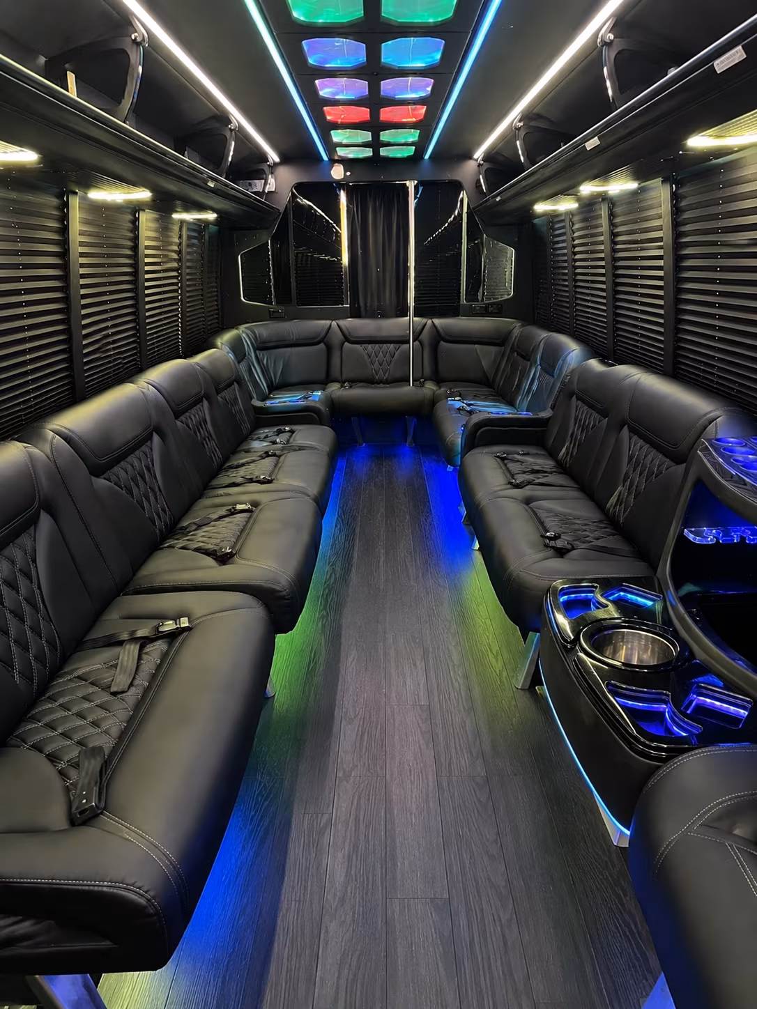 Jackson Sporting Event Transportation party bus exterior