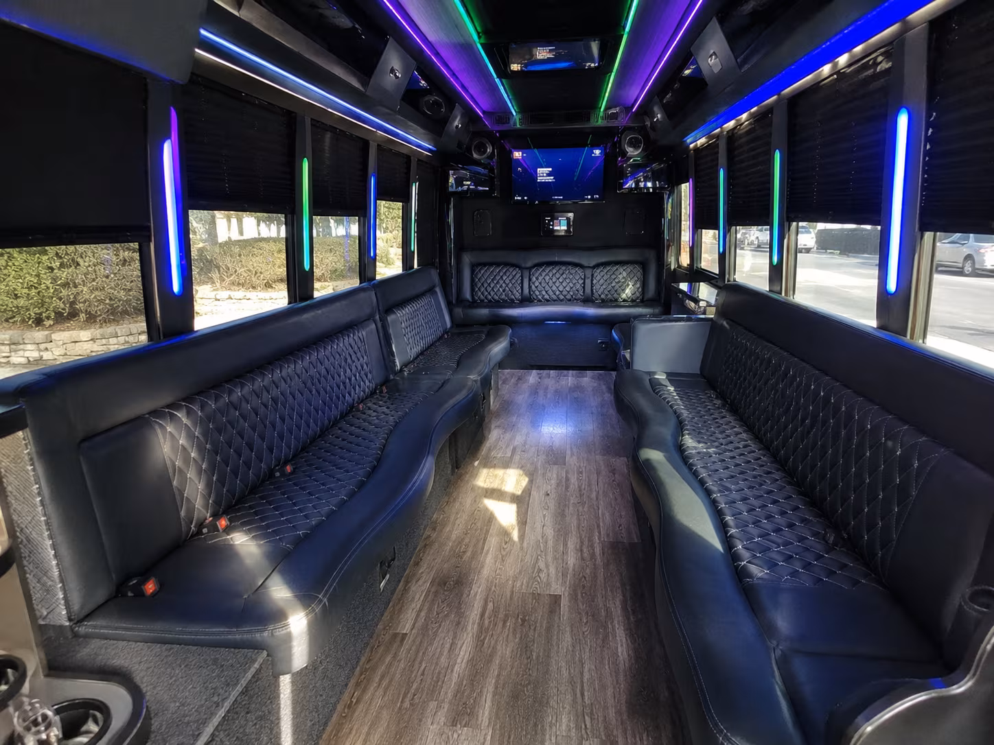 Jackson Wedding Transportation party bus exterior