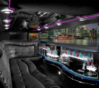 Chrysler 300 limo interior